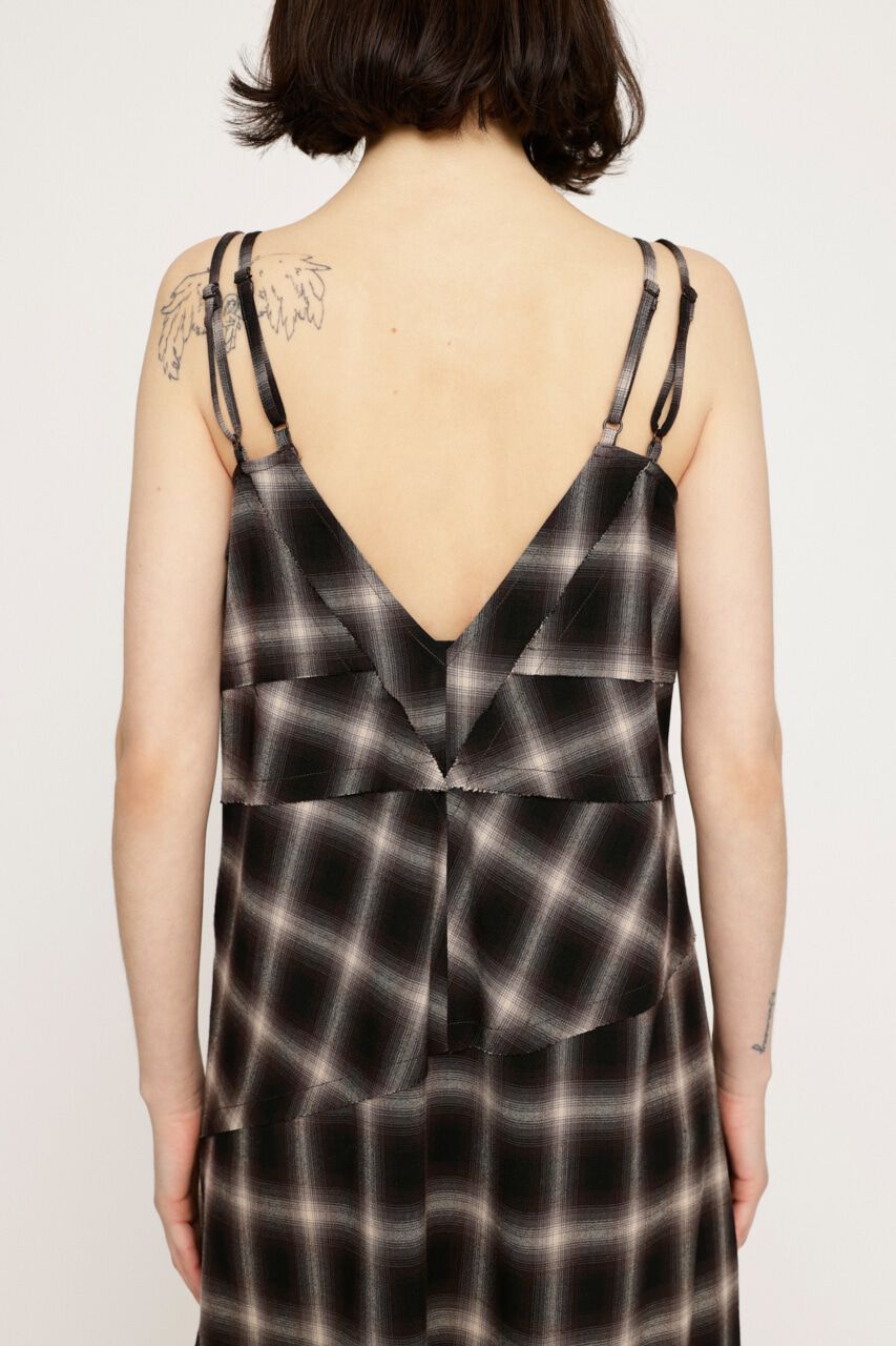 SLY「ASYMMETRY HEM CHECK ワンピース」|ワンピース|