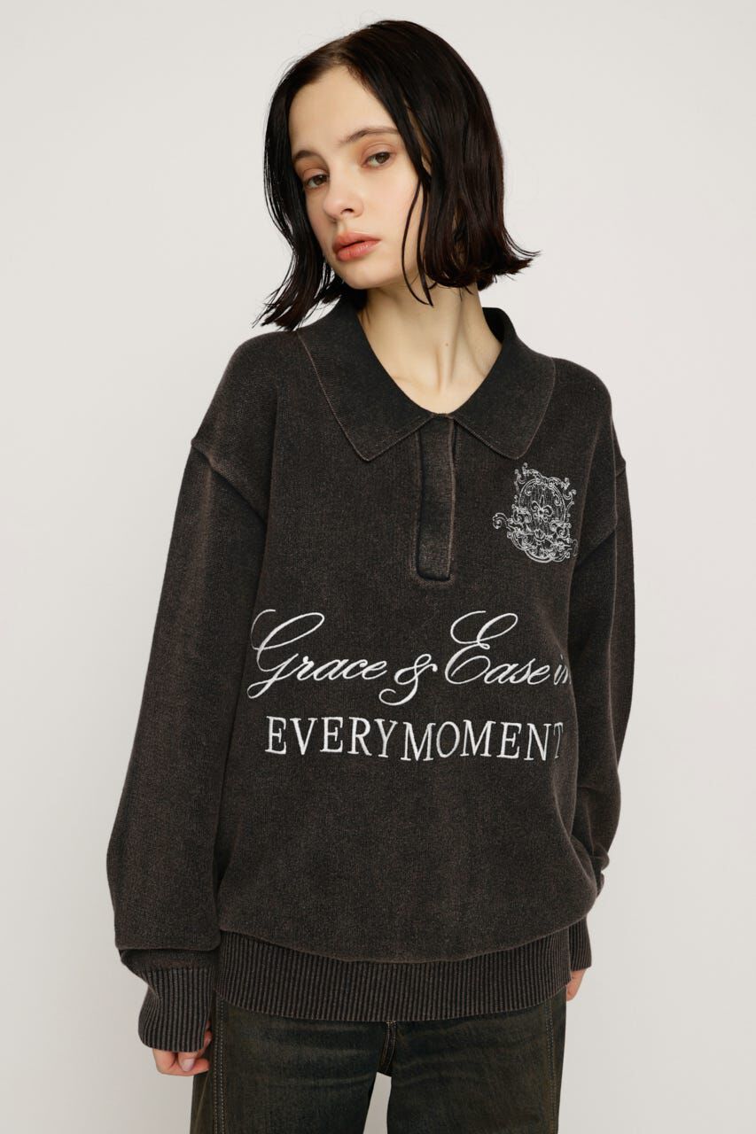 SLY「OVER SIZE JQ トップス」|ニット・セーター|