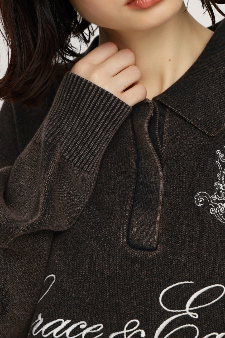 SLY「OVER SIZE JQ トップス」|ニット・セーター|