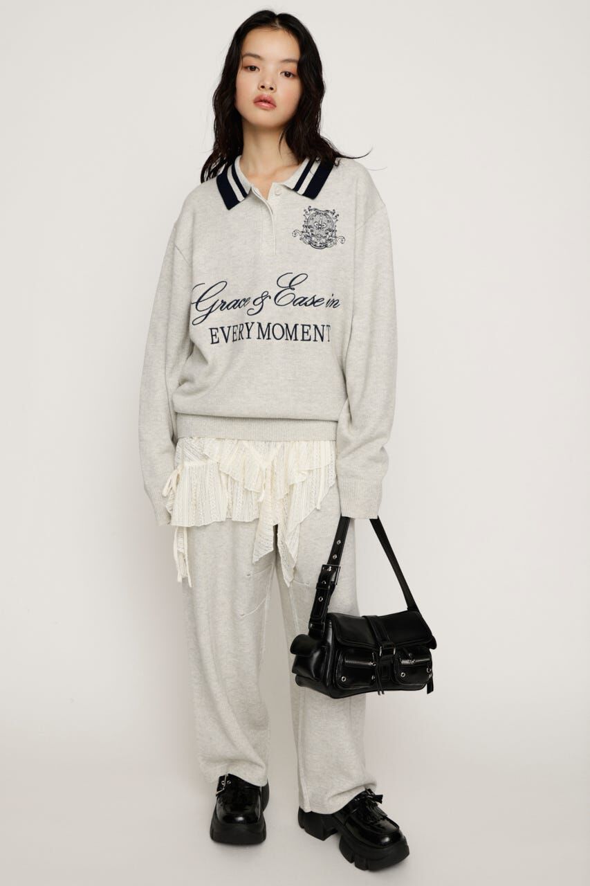 SLY「OVER SIZE JQ トップス」|ニット・セーター|