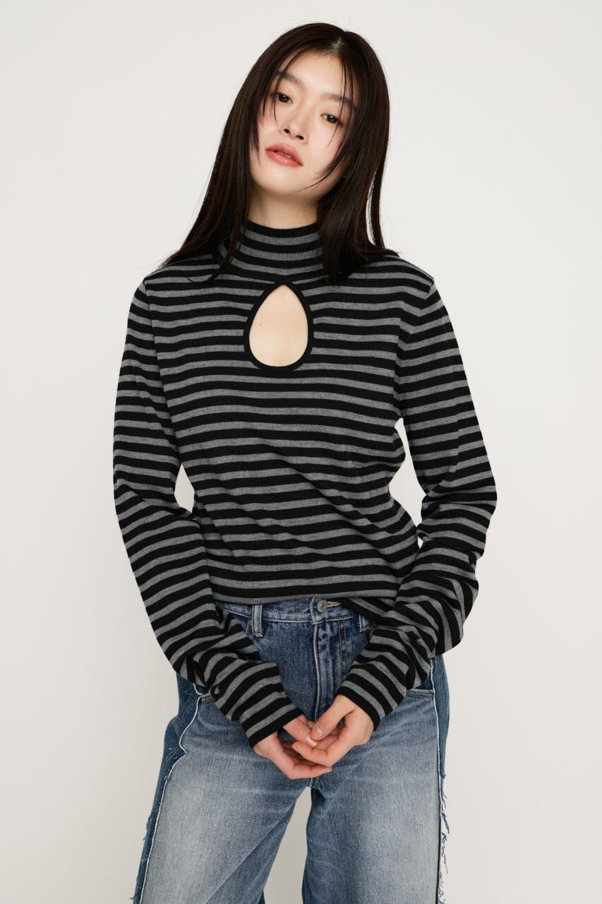 SLY「H／N KNIT チュニック」|ニット・セーター|