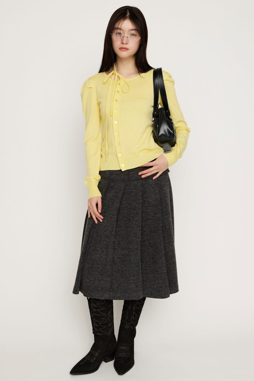 SLY「CURVE RIBBON HG PUFF トップス」|ニット・セーター|