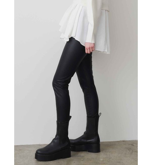 ELENDEEK「FAUX LEATHER LEGGINGS」|その他|ブラック