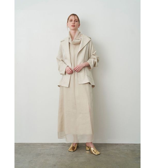 ELENDEEK「OFF NECK SHEER OP」|ワンピース|