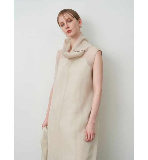 ELENDEEK「OFF NECK SHEER OP」|ワンピース|