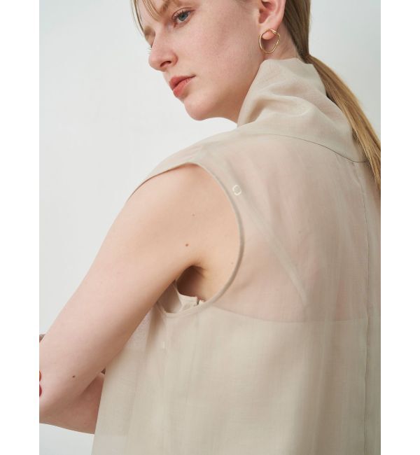 ELENDEEK「OFF NECK SHEER OP」|ワンピース|