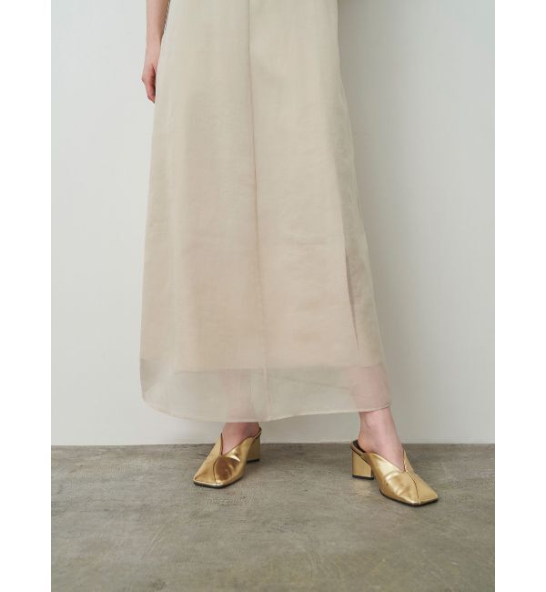 ELENDEEK「OFF NECK SHEER OP」|ワンピース|