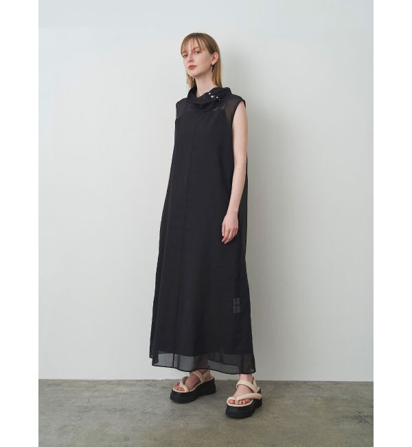 ELENDEEK「OFF NECK SHEER OP」|ワンピース|