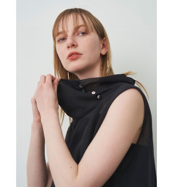 ELENDEEK「OFF NECK SHEER OP」|ワンピース|