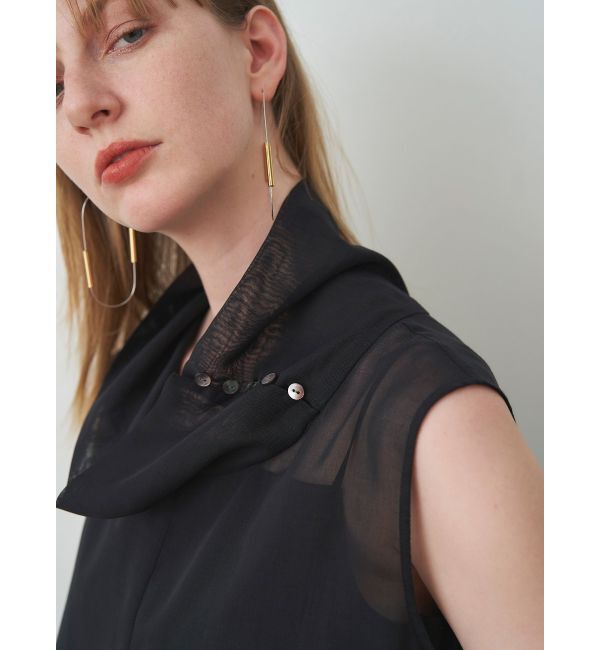 ELENDEEK「OFF NECK SHEER OP」|ワンピース|