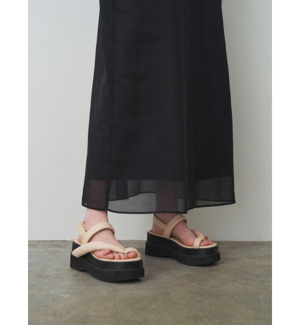 ELENDEEK「OFF NECK SHEER OP」|ワンピース|