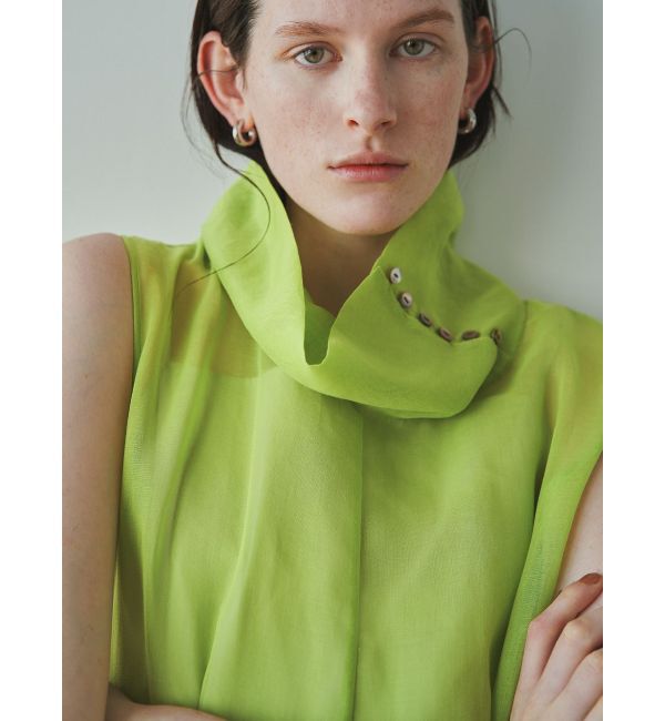 ELENDEEK「OFF NECK SHEER OP」|ワンピース|