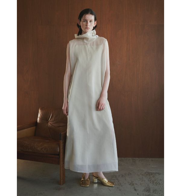 ELENDEEK「OFF NECK SHEER OP」|ワンピース|