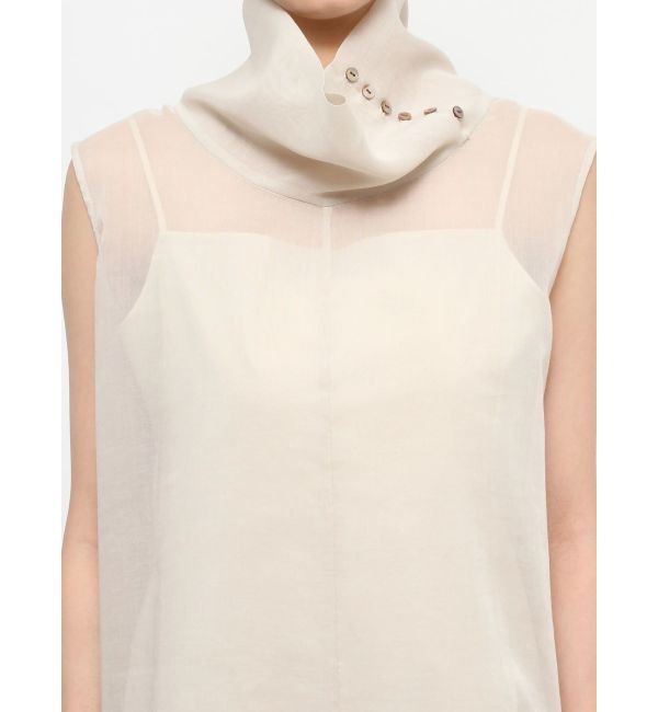 ELENDEEK「OFF NECK SHEER OP」|ワンピース|