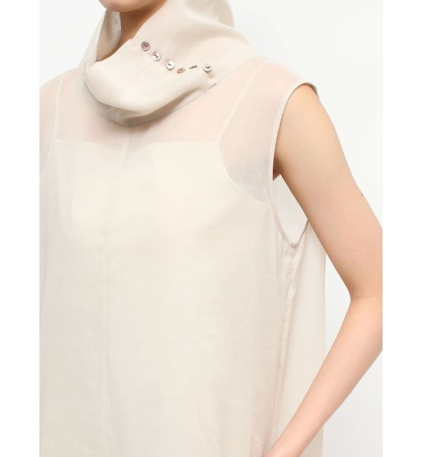ELENDEEK「OFF NECK SHEER OP」|ワンピース|