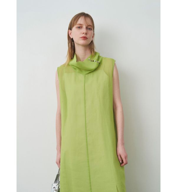 ELENDEEK「OFF NECK SHEER OP」|ワンピース|