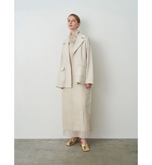 ELENDEEK「OFF NECK SHEER OP」|ワンピース|