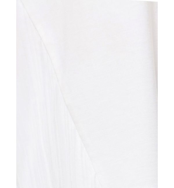 ELENDEEK「BACK PLEATS TULLE CS」|Tシャツ・カットソー|
