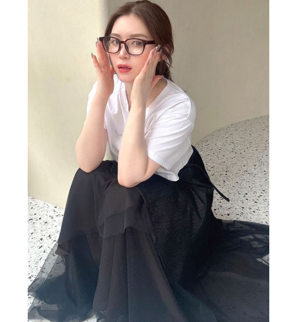 RESEXXY「ロゴ刺繍Tシャツ」|Tシャツ・カットソー|