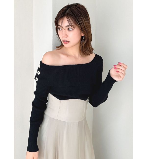 dazzlin「シアーグロッシーレースアップスカート」|スカート|