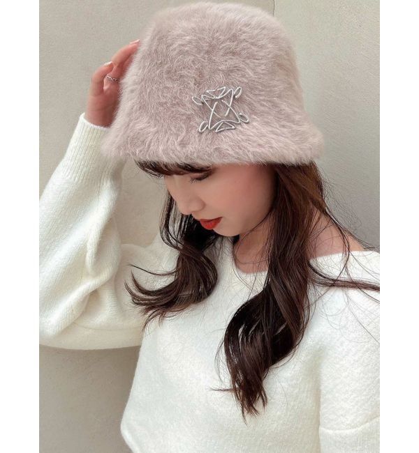 dazzlin「スクエアロゴブローチ」|その他|シルバー