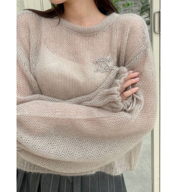 dazzlin「スクエアロゴブローチ」|その他|