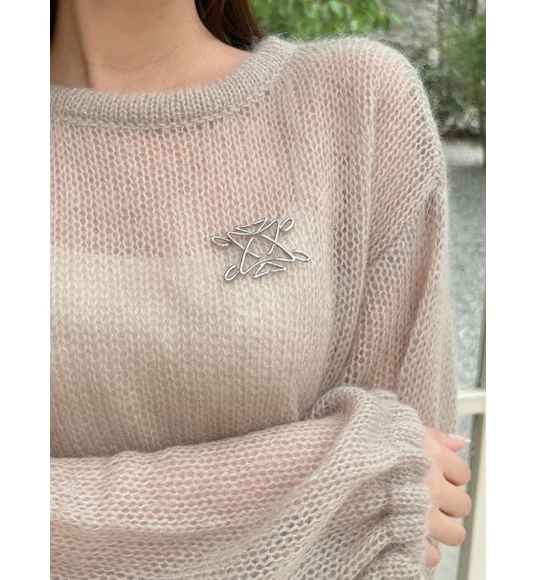 dazzlin「スクエアロゴブローチ」|その他|