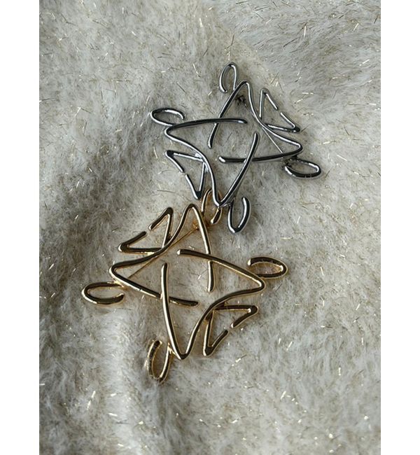 dazzlin「スクエアロゴブローチ」|その他|