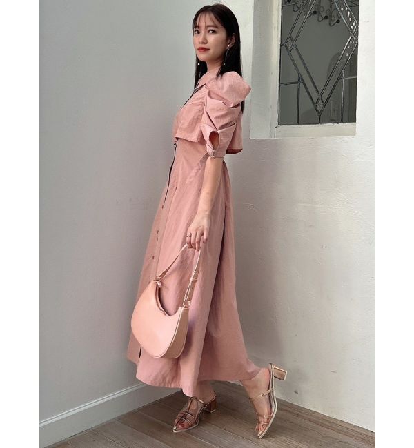 dazzlin「カットアウトシャツワンピース」|ワンピース|