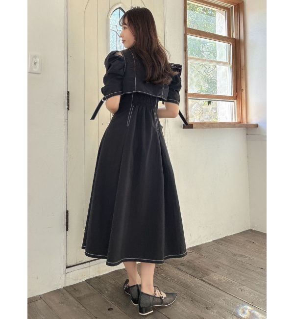 dazzlin「カットアウトシャツワンピース」|ワンピース|