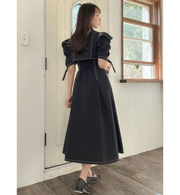 dazzlin「カットアウトシャツワンピース」|ワンピース|