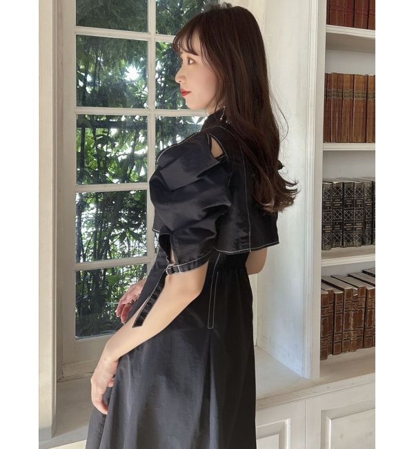 dazzlin「カットアウトシャツワンピース」|ワンピース|