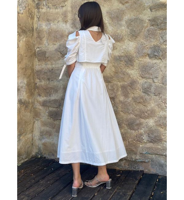 dazzlin「カットアウトシャツワンピース」|ワンピース|