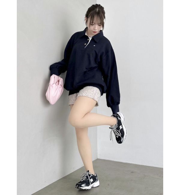 dazzlin「【POLO BCS コラボ】ポロカラーオーバーサイズスウェット」|スウェット・ジャージ|