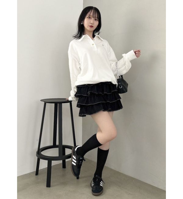 dazzlin「【POLO BCS コラボ】ポロカラーオーバーサイズスウェット」|スウェット・ジャージ|