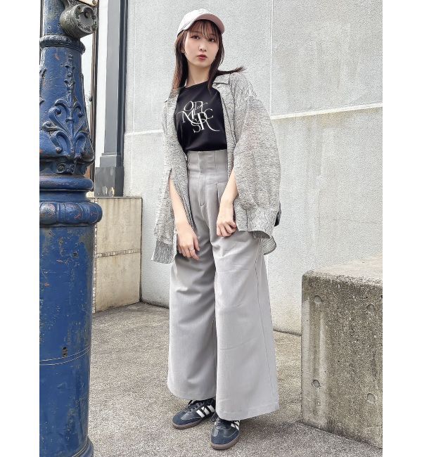 dazzlin「シアーツイードオーバーシャツ」|シャツ・ブラウス|