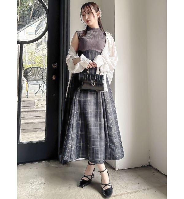 dazzlin「シアーツイードオーバーシャツ」|シャツ・ブラウス|