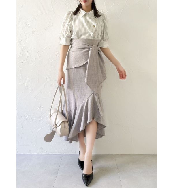 dazzlin「ラップマーメイドラインスカート」|スカート|