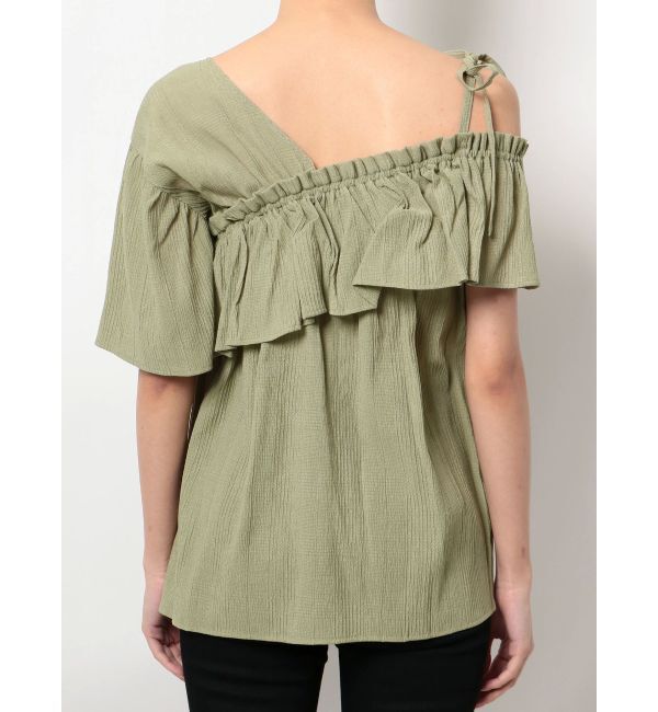 EMODA「アシンメトリーオフショルダートップ」|Tシャツ・カットソー|