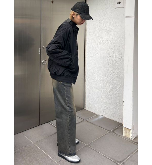 EMODA「オーバーカラーボンバージャケット」|ブルゾン・スタジャン|