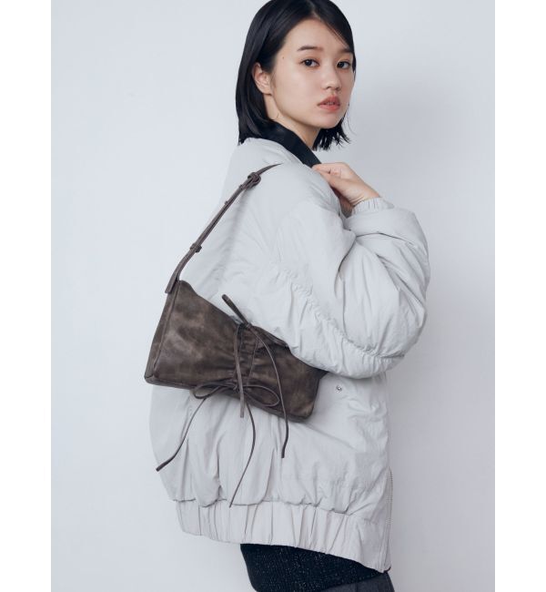 EMODA「オーバーカラーボンバージャケット」|ブルゾン・スタジャン|