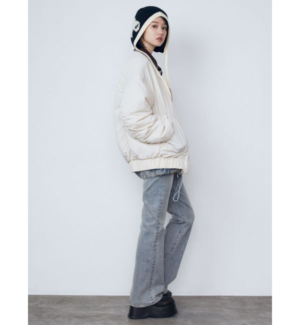 EMODA「オーバーカラーボンバージャケット」|ブルゾン・スタジャン|