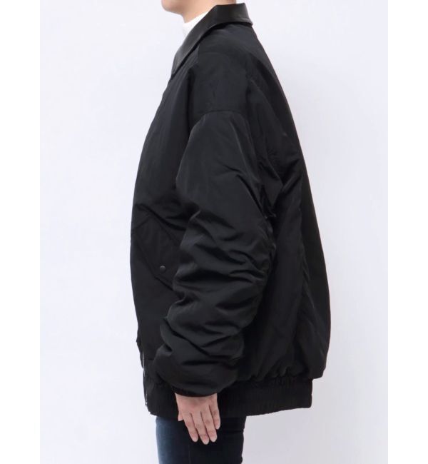 EMODA「オーバーカラーボンバージャケット」|ブルゾン・スタジャン|
