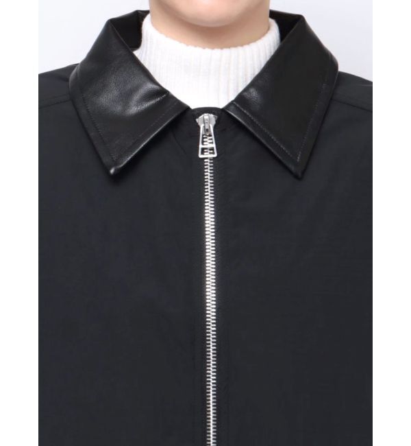 EMODA「オーバーカラーボンバージャケット」|ブルゾン・スタジャン|