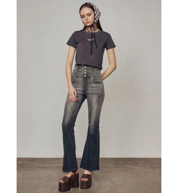 EMODA「ロゴグラデーションミニマルTシャツ」|Tシャツ・カットソー|