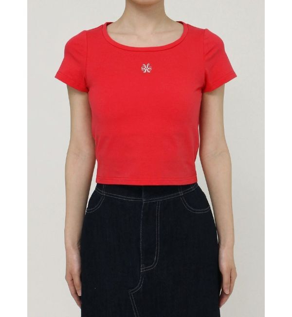 MERCURYDUO「エンブロイダリーワンポイントロゴTシャツ」|Tシャツ・カットソー|