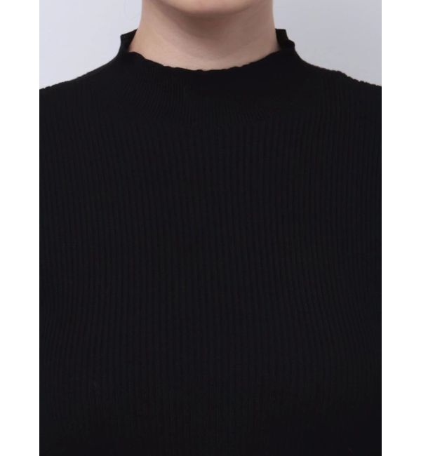 MERCURYDUO「異素材フレアスリーブニット」|ニット・セーター|