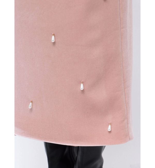 MERCURYDUO「ドロップパールナロースカート」|スカート|