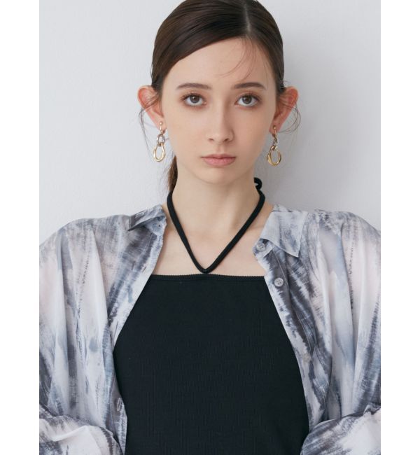 MURUA「コンビカラーフープピアス」|その他|