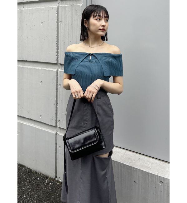 MURUA「カットアウトマーメイドスカート」|スカート|